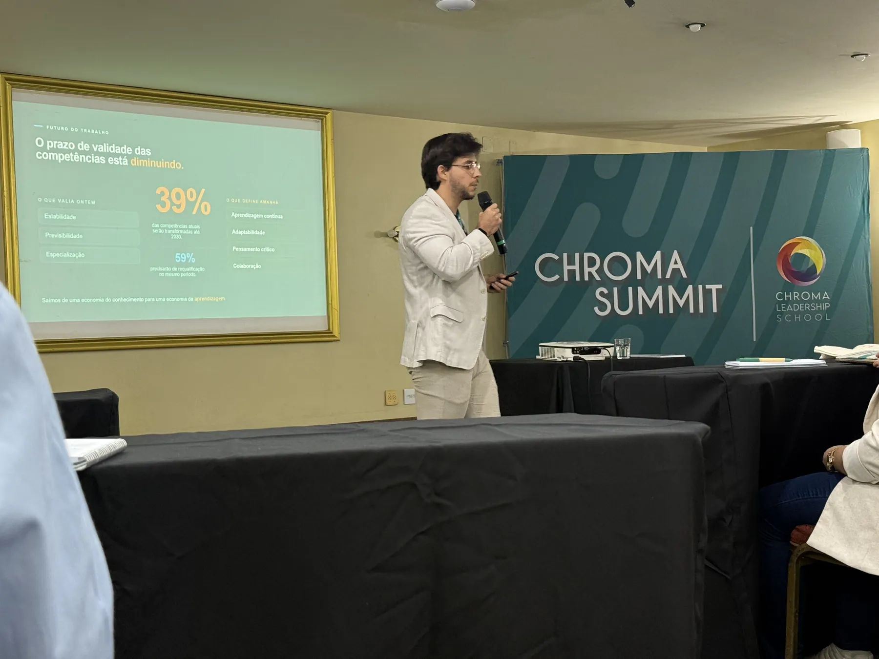 Palestra no Chroma Summit em Belo Horizonte